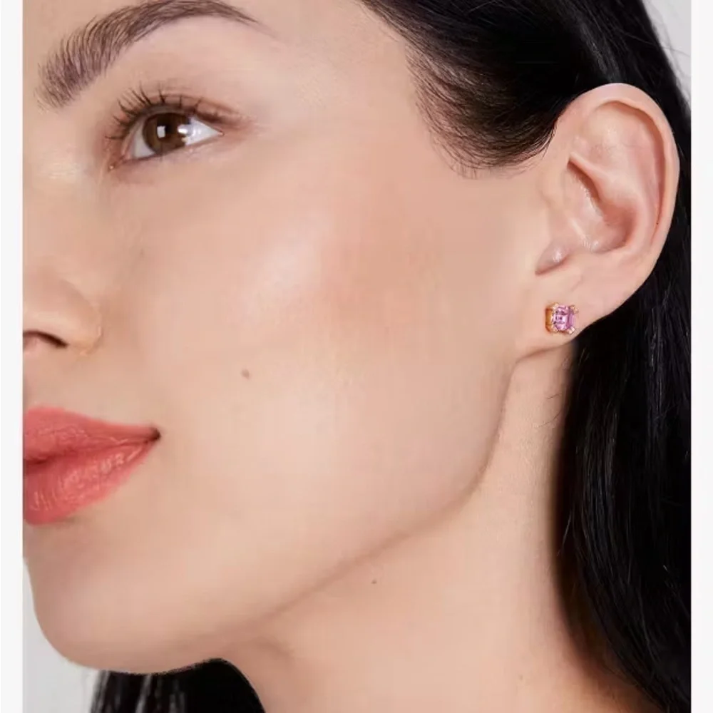 Kate Spade Pink and Gold Earrings